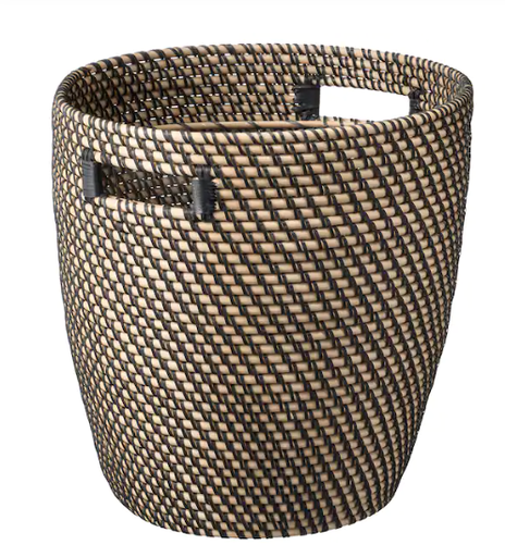 [1686] Flower pot Ragkorn, woven