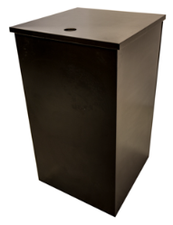 [1871] Podium for PC, Black MDF