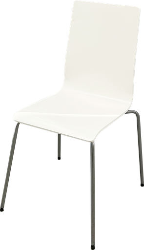 [1970] Café chair - White